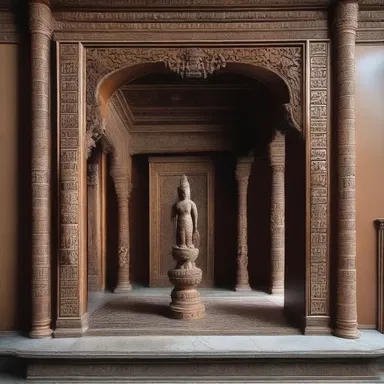 The luxurious mansion was adorned with intricate decorations, including beautiful sculptures crafted with glyceryl motifs.