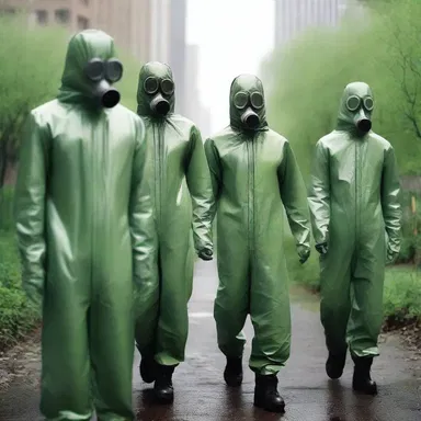 In a dystopian future, a group of individuals develop chlorosis due to their exposure to deadly chemicals in the environment.