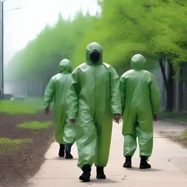 In a dystopian future, a group of individuals develop chlorosis due to their exposure to deadly chemicals in the environment.