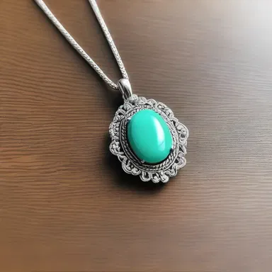 She received a beautiful necklace from the manufacturer, which made her feel loved and cherished.