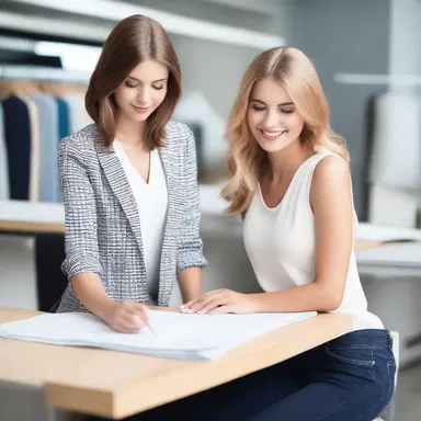 The fashion industry relies on manufacturers to produce the latest clothing trends.