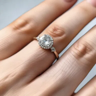 The manufacturer crafted a beautiful engagement ring for his fiancee.