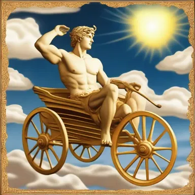 According to Greek mythology, the god Apollo once used a golden wagon to transport the sun across the sky.