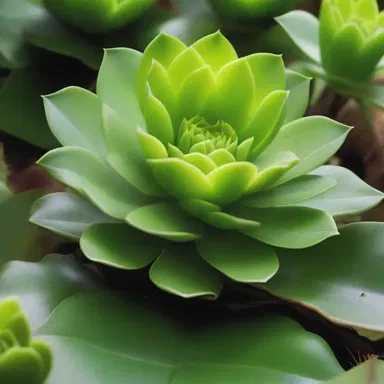 The poet used vivid imagery to describe the succulent vegetation of the tropical rainforest, emphasizing its abundance of juice.