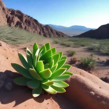 The scenic shots of the succulent-filled landscapes provided a visually captivating backdrop in the documentary film about the rare flora of the desert.