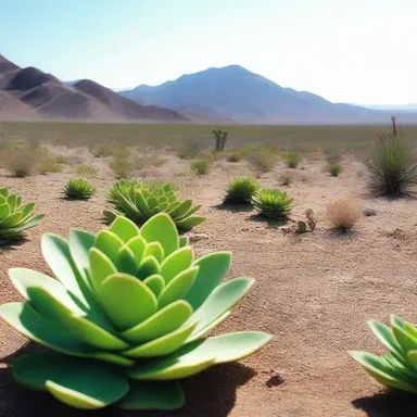 The scenic shots of the succulent-filled landscapes provided a visually captivating backdrop in the documentary film about the rare flora of the desert.