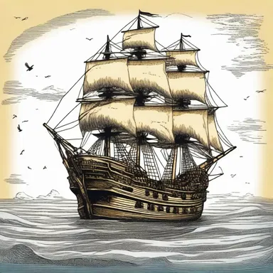 In the famous novel, 'Treasure Island', the protagonist sets sail on a pirate ship in search of buried treasure.