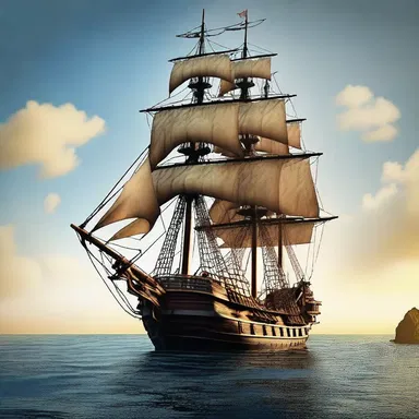 In the famous novel, 'Treasure Island', the protagonist sets sail on a pirate ship in search of buried treasure.