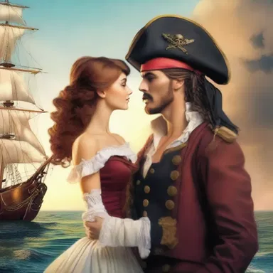 In a romantic twist, the pirate captain declared his love for the enemy ship's captain and they sailed away together on the pirate ship.