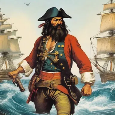 During the Golden Age of Piracy in the 17th and 18th centuries, pirates like Blackbeard and Captain Kidd terrorized the high seas.