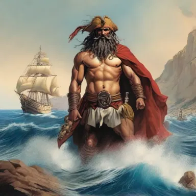 In Greek mythology, the pirate Cretan king Minos regularly raided the nearby seas.