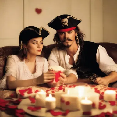 He pirated the movie so that he could have a romantic movie night with his partner.