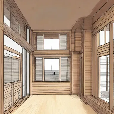 The architect decided to pirate the design because it was unique and perfect for the project.