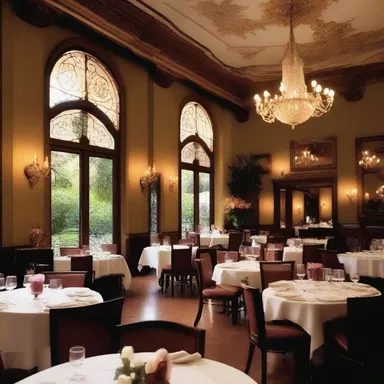 The suitor would often patronize the elegant restaurant to create a romantic atmosphere for his dates.