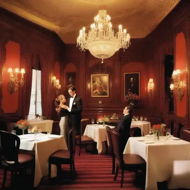 The suitor would often patronize the elegant restaurant to create a romantic atmosphere for his dates.