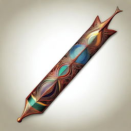 A digital art illustration of an extraordinary arrow quiver