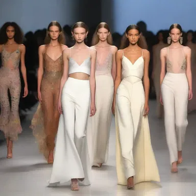 The designer quickly resolved the fitting issues, making sure the outfits were properly dealt with and out of the way before the fashion show.