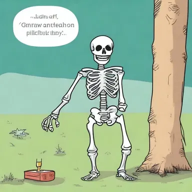 Why did the skeleton refuse to go to the party? Because he didn't want to be caught out of the way!