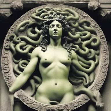 In Greek mythology, Medusa's out of the way appearance turned anyone who looked at her into stone.