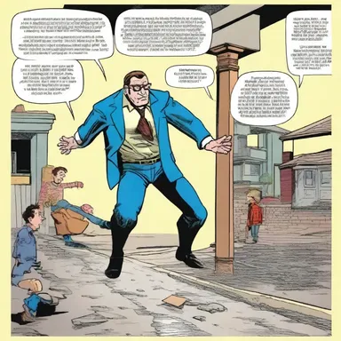 The twist in the plot of the comic book was out of the way, surprising the readers.