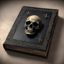 A captivating digital art image of the Book of the Undead