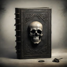 A captivating digital art image of the Book of the Undead