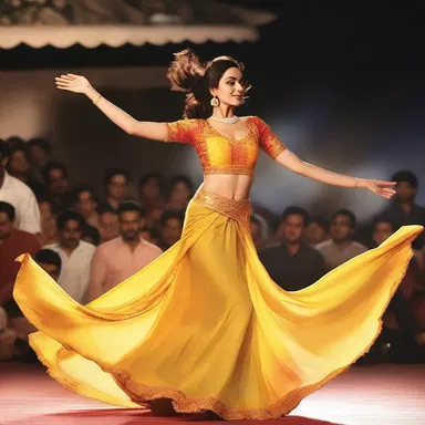 The actress glided across the screen silkily, captivating the audience with her graceful movements.
