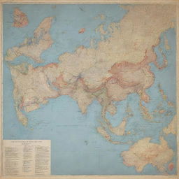 A detailed concept map displaying the connections between regional and global events and the fall of Dutch East Indies in 1942.