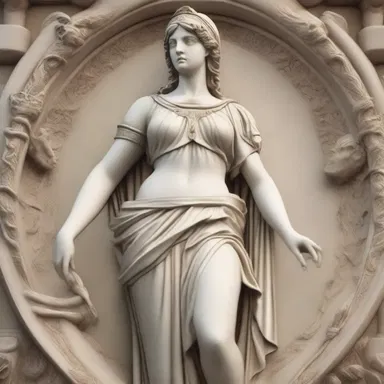 In Greek mythology, Athena was known for her wisdom and discretion in making just decisions.