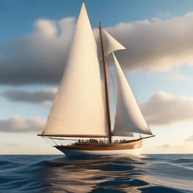 In the film, the protagonist is shown sailing upwind as they embark on their adventurous journey.