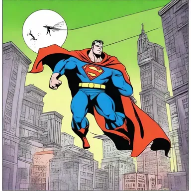 The superhero set a trap to catch the villain and save the city.