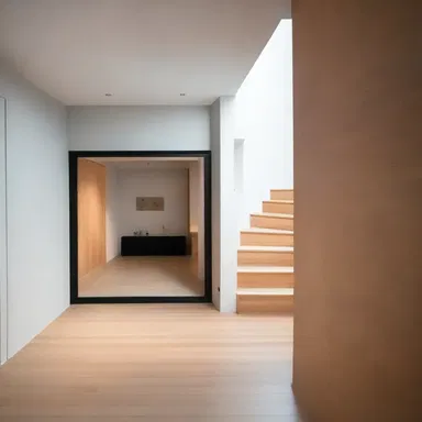 The modern house had a hidden trap door leading to a secret basement.