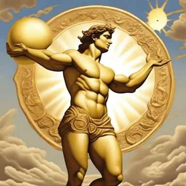 According to Greek mythology, the sun god Apollo traveled across the sky with his golden trap, pulling the sun along with him.