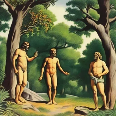 According to the Bible, Satan laid a trap to deceive Adam and Eve in the Garden of Eden.