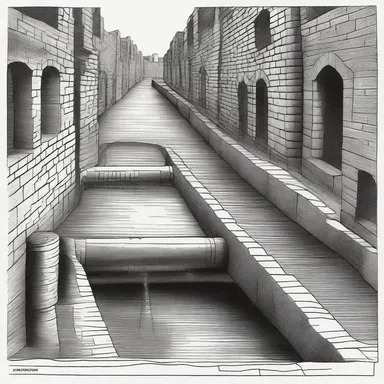 During the medieval period, the construction of trap drains in cities helped prevent the spread of diseases carried by sewer gas.
