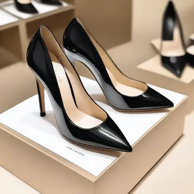 The trendy store displayed a beautiful but expensive pair of shoes that proved to be a trap for the fashion-conscious customers.