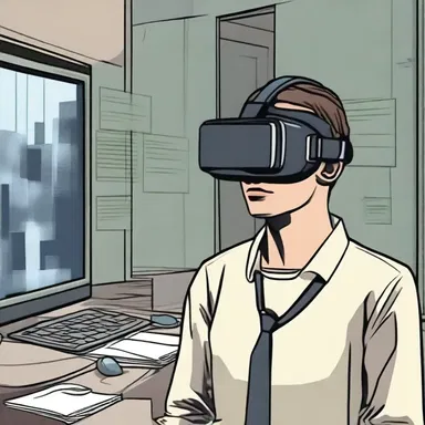 In the dystopian future, the government used virtual reality as a trap to control its citizens' minds.
