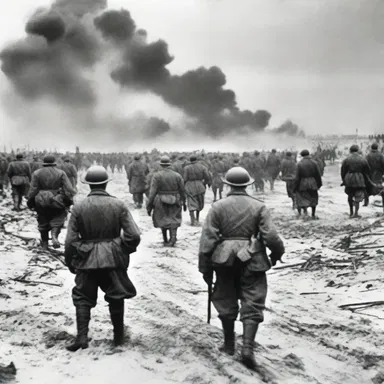 During World War II, Allied forces were able to trap Axis troops in the Battle of Stalingrad, leading to a major turning point in the war.