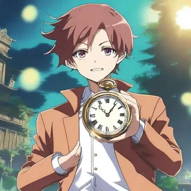 The main character in the anime series uses a magical pocket watch to trap evil spirits.