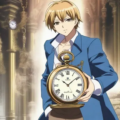 The main character in the anime series uses a magical pocket watch to trap evil spirits.