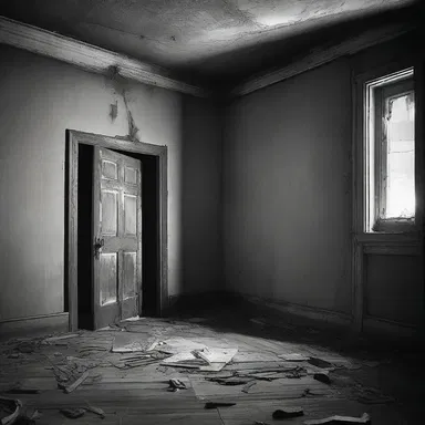 The haunted house had a hidden room that could trap anyone who entered, sealing their fate within its walls.