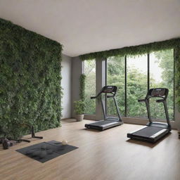 A condo unit that promotes a healthy and balanced lifestyle with a well-equipped gym, yoga studio, and leafy outdoor spaces.