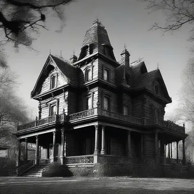 In the horror movie, the antagonist's expansionism led to the creation of a haunted mansion.