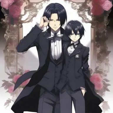 In the anime series 'Black Butler', Sebastian Michaelis serves as the perfect manservant to the young protagonist, Ciel Phantomhive.