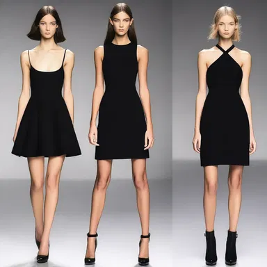 Despite the changing trends, the little black dress will always remain a classic piece.