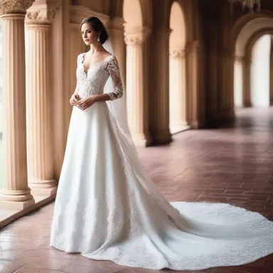 She looked elegant and beautiful in her white wedding wearing apparel.