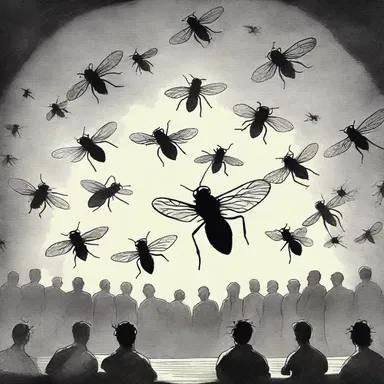 According to the mythology of the theater, the flies were inhabited by celestial beings who observed the actors' performances from above.