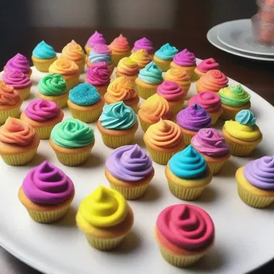 After eating the beautifully decorated cupcakes, she confessed that they were actually sham desserts made of play-doh.