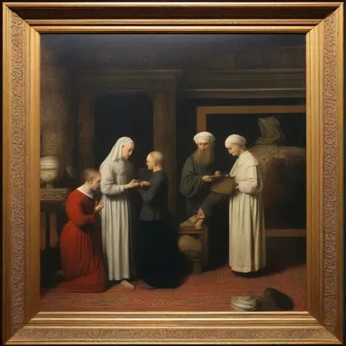The intricate painting turned out to be a sham, as it was revealed to be a mere copy of a famous artwork.