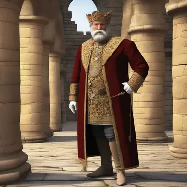 He shammed his way into the castle by pretending to be a nobleman.